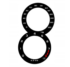 Speedometer Disc Mercedes AMG SL65 V8 AMG R230 MPH = km/h Replacement Dials