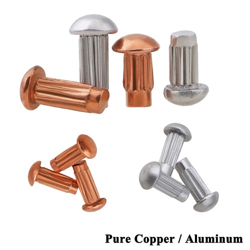 Solid pure copper aluminum - pure, /