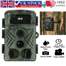 36MP Outdoor Wild Animal Tracking Camera 1080P HD IR Night Vision Video Camera