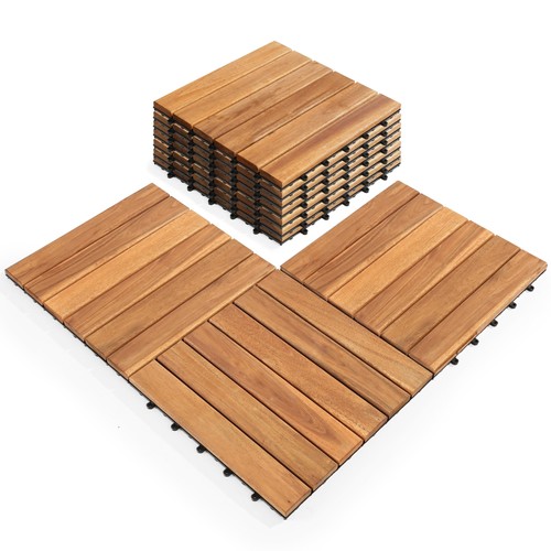 Pack deck tiles 12 x12 - deck,