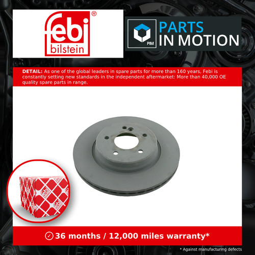 Brake discs pair vented - 2x,