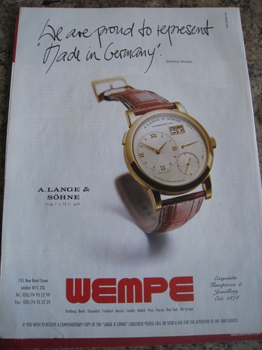 Wempe exquisite timepieces - timepieces, a