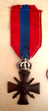 Greek WWII Military Cross Medal 2nd Class – Bronze with Royal Crown, 1940