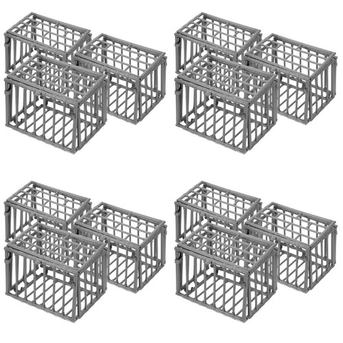 Grey miniature plastic - miniature, cage