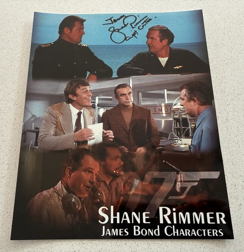 Shane rimmer signed person - *signed, in