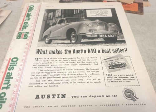 1953 austin a40 - 1953,