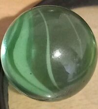 Vintage Green Swirl Marble Cats  Eye King Jumbo Marble