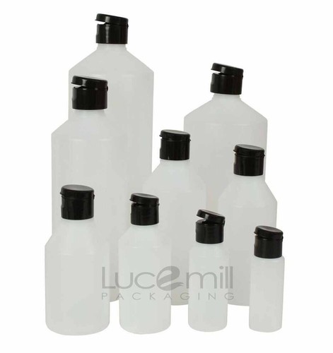 Hdpe plastic bottles black - ,