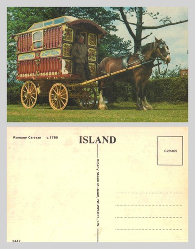 Vintage postcard romany - -,