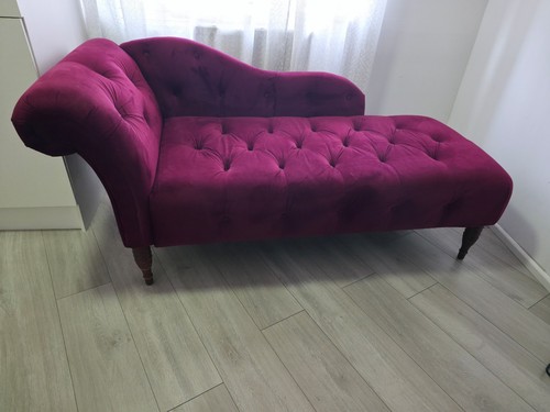Maroon velvet stylish sofa - stylish,