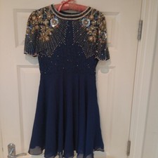 Virgos Lounge Dress Navy Size