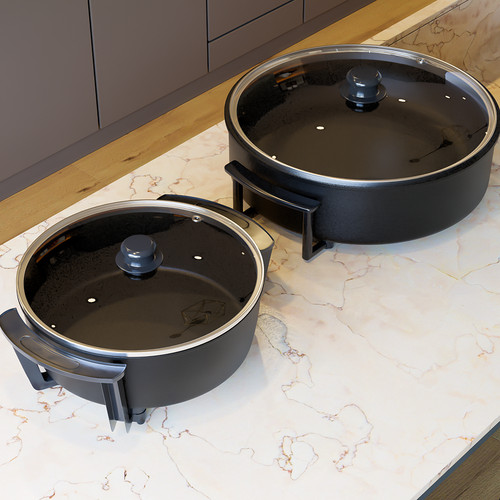 Large electric frying pan - 4/8l,