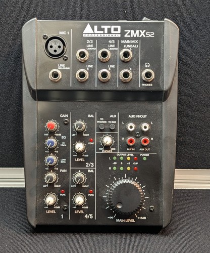 Alto zmx52 channel mixer - alto,