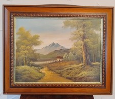 Vintage Oil on Board