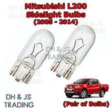 For Mitsubishi L200 Front Sidelights Lights Pair of Side Light Bulb Bulbs 05-14