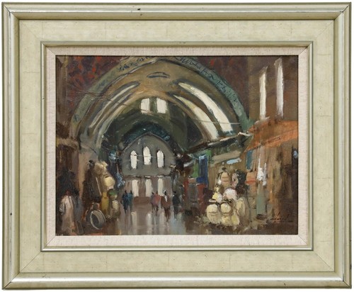 Framed 20th century oil the - oil,