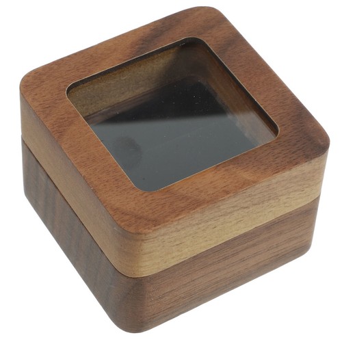 Wooden wedding ring holder - wooden,