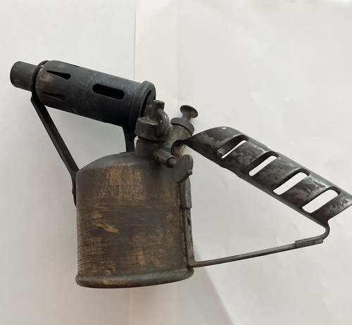 Vintage paraffin blow torch - paraffin,
