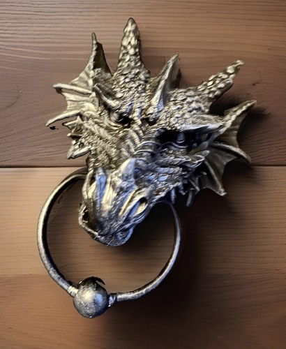 Dragon door knocker - dragon, heavy