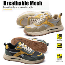 Safety Trainers Mens Steel Toe Cap Protective Safety Shoes Women Work Boots Size