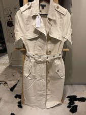 Karen Millen Women's Cream Military/ Utility Safaris Cotton Dress Size 12