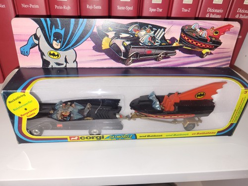Batmobile and batboat - batboat, corgi