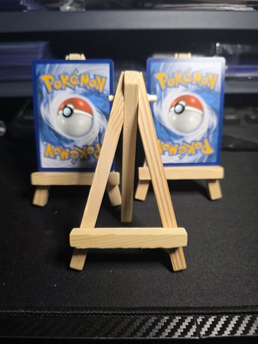 Tcg trading card - trading, easel