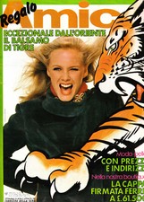 Ottobre (October)1980 Amica Magazine (Like Vogue) Maria Braun, Milva Oggi ~ LN