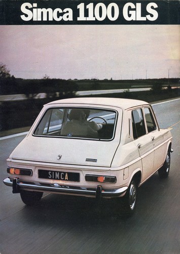 Simca 1100gls 1972 french - simca, c.1972/73
