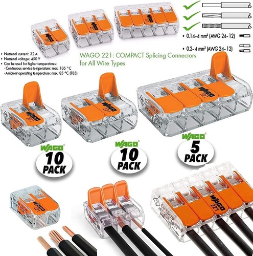 Wago 221 pack pcs - pack, 2