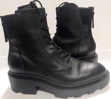 ASH Moody Combat Boots Black