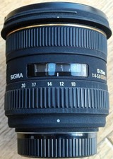 Sigma 10-20mm F4-5.6 EX DC HSM