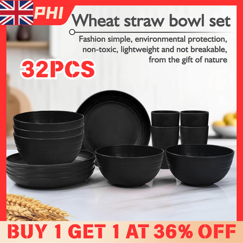 Black dinnerware bowl - black,