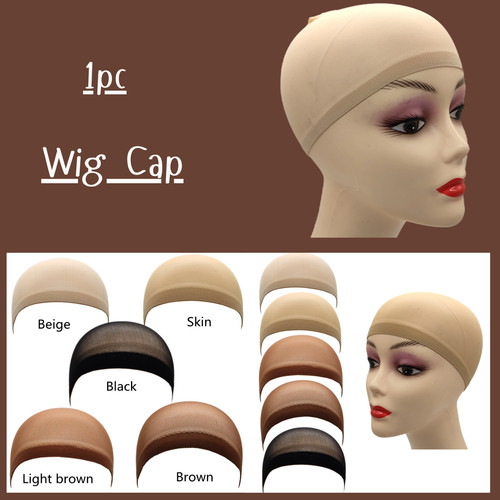 1pc wig cap black breathable - 1pc,