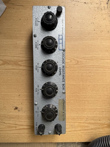 Decade resistance box - decade,