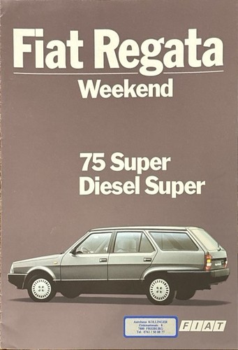 Fiat regata weekend - weekend, super