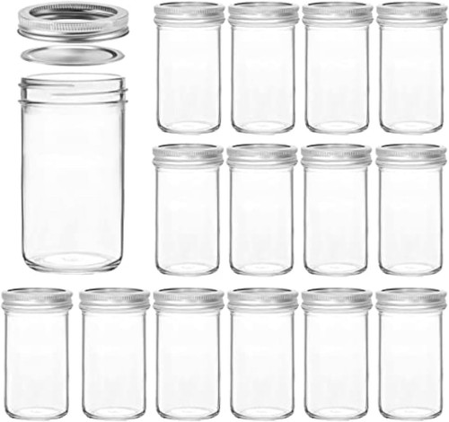 Mason jars 15 pcs - jars, oz,