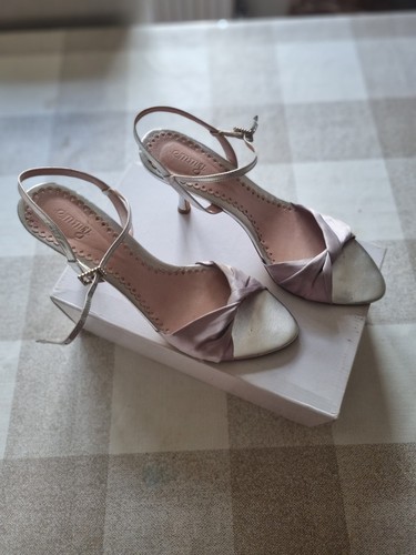 Emmy silver evening shoes - shoes, size