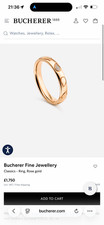 Bucherer 18k rose gold - bucherer, wedding