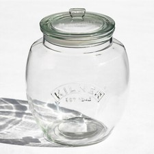 Kilner Large 4 L Glass Storage Cookie Jar Pasta Biscuit Kitchen Container Pot