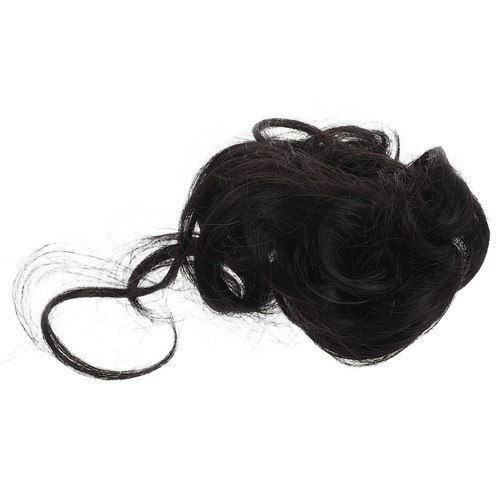 Voluminous curly hair bun - voluminous,