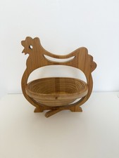 Folding Chicken Wooden Egg