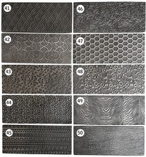 Metal Pattern Texturing Plate for Rolling Mill & Press. Choice of Styles J2495