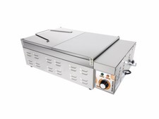 Commercial Electric Deep Doughnut Fryer Maker Machine Drain Taps