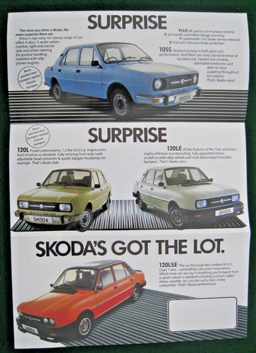 Skoda 120 lse 105 - 120, le