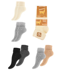 Alpaca Wool Socks for Women 2 Pair Pack Thermal Warm Cosy Bed Socks, Wool Socks