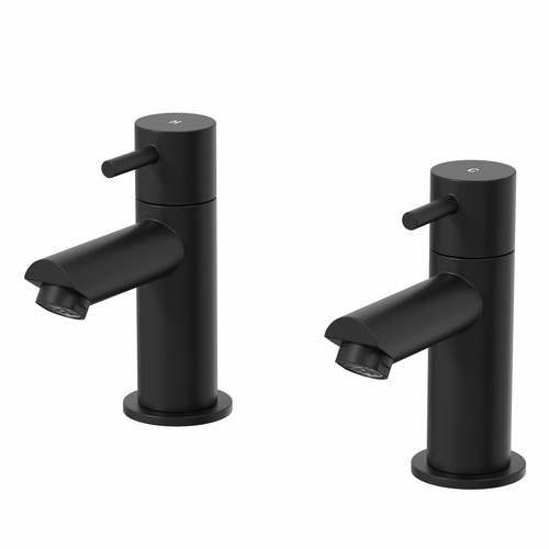Bath pillar taps round single - round,