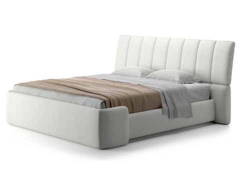 Natuzzi briq leather - leather, bed,king