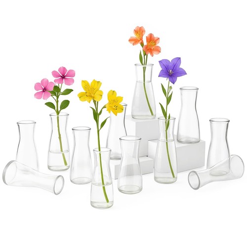 Small flower vase set - vase, 12/24pcs