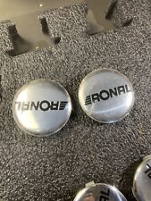 ronal genuine turbo center caps and badges chrome tpye 2 Caps 63mm